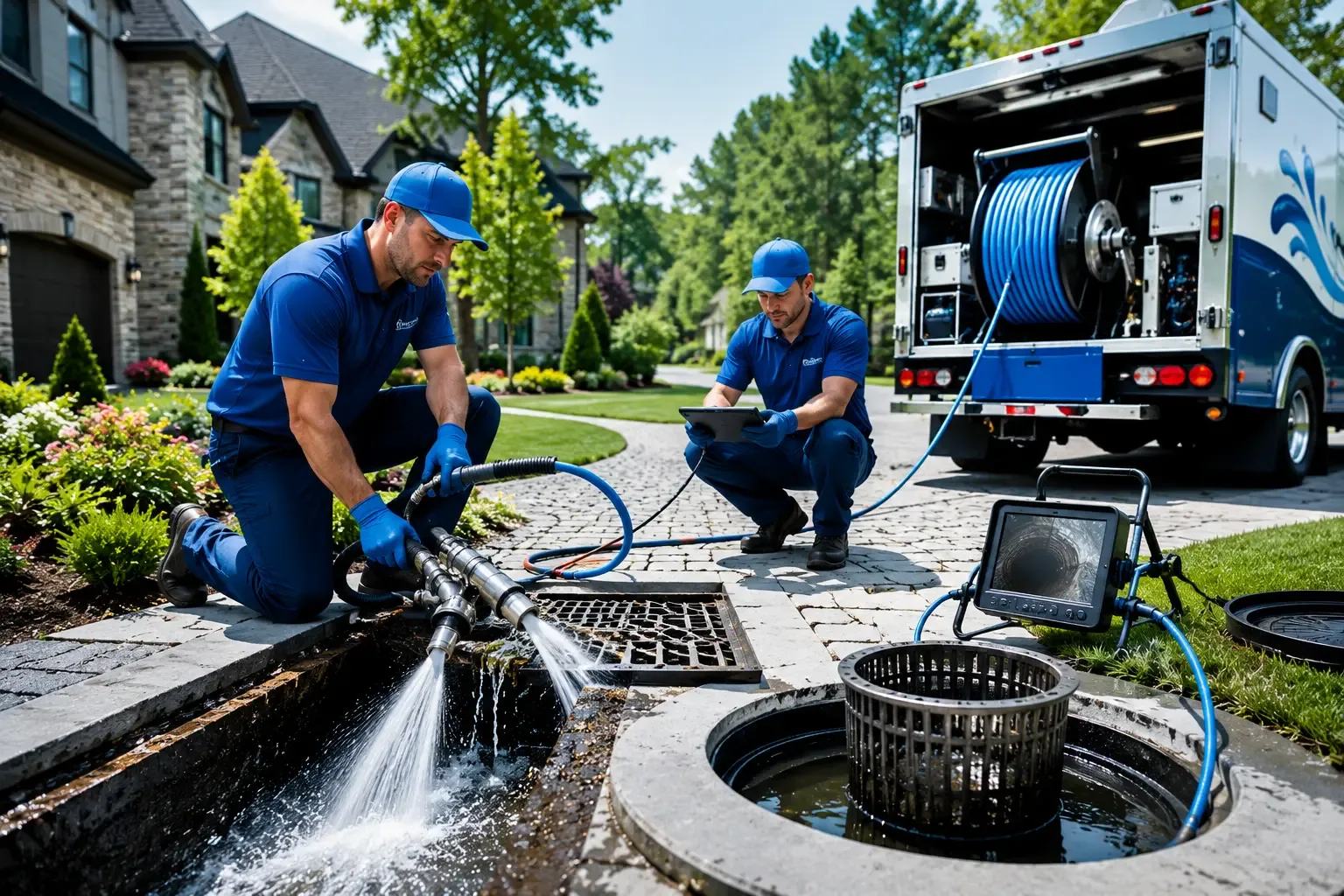 Local outdoor drain cleaning professionals in Custer, MI