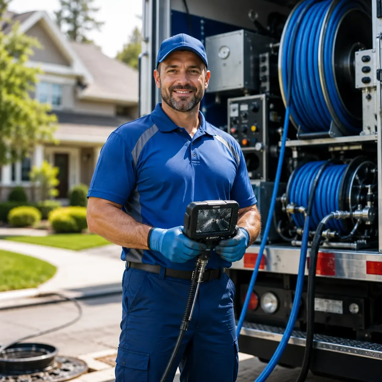 Local outdoor drain cleaning specialists in Custer, MI